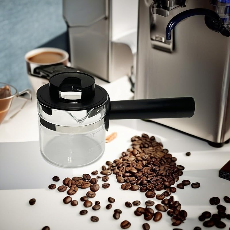 Allcup 4 Cup Espresso Glass Coffee Pot Replacement-Espresso Accessories Compatible with IMUSA, Hamilton Beach, Mr.Coffee, Breville, UNIVEN Espresso Machine,Black handle - Image 5